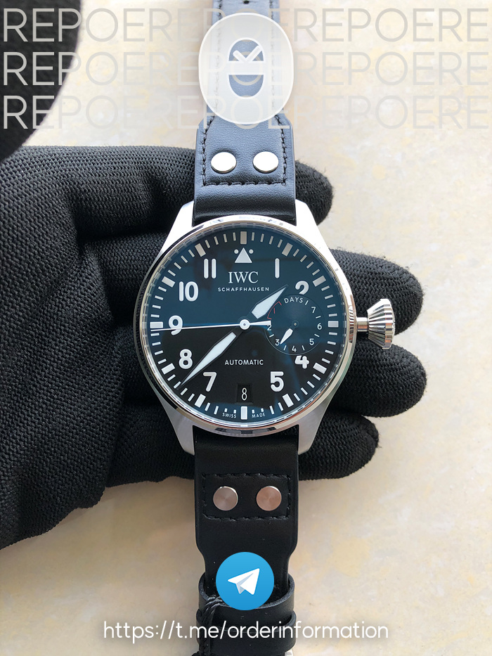 ZF공장 IWC 빅파일럿 IW500901 IWC Big Pilot 블랙다이얼 출고 전 실물 검수사진 1