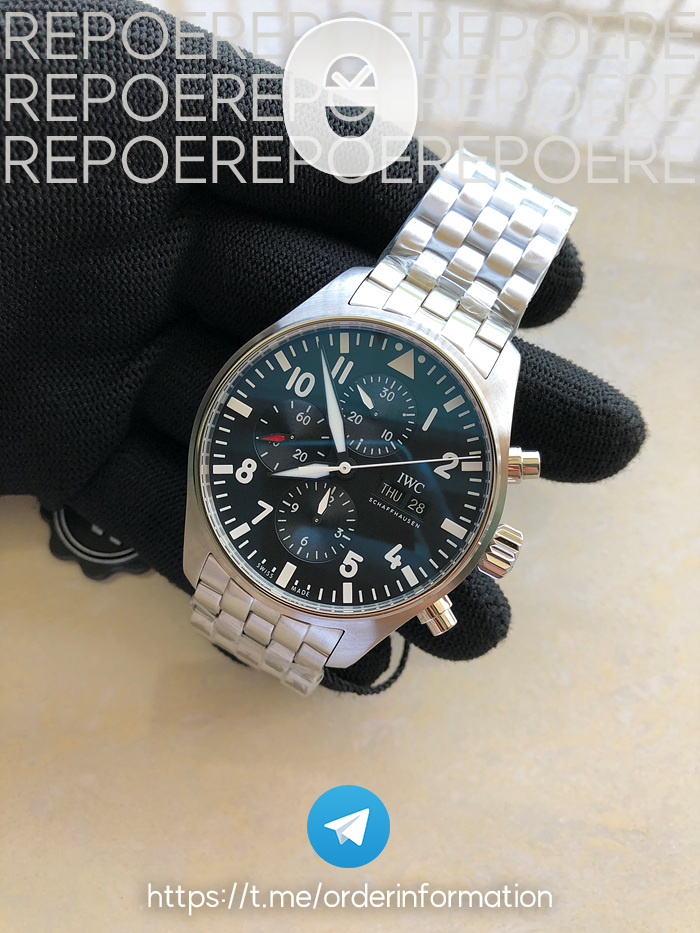 ZF공장 IWC 파일럿 크로노그래프 377710 IWC Pilot Chronograph 377710 출고 전 실물 검수사진 4