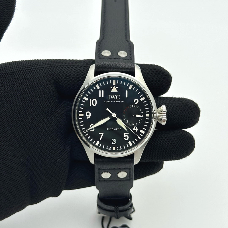 ZF공장 IWC 빅파일럿 IW500912 블랙다이얼 BIG PILOT IW500912 출고 전 실물 검수사진 3