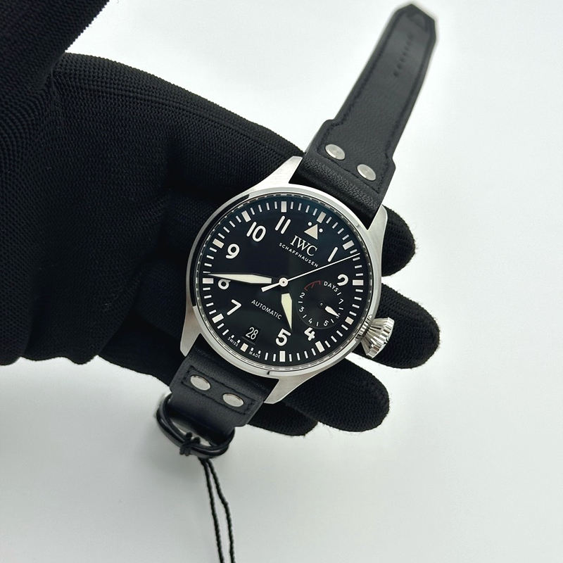 ZF공장 IWC 빅파일럿 IW500912 블랙다이얼 BIG PILOT IW500912 출고 전 실물 검수사진 5
