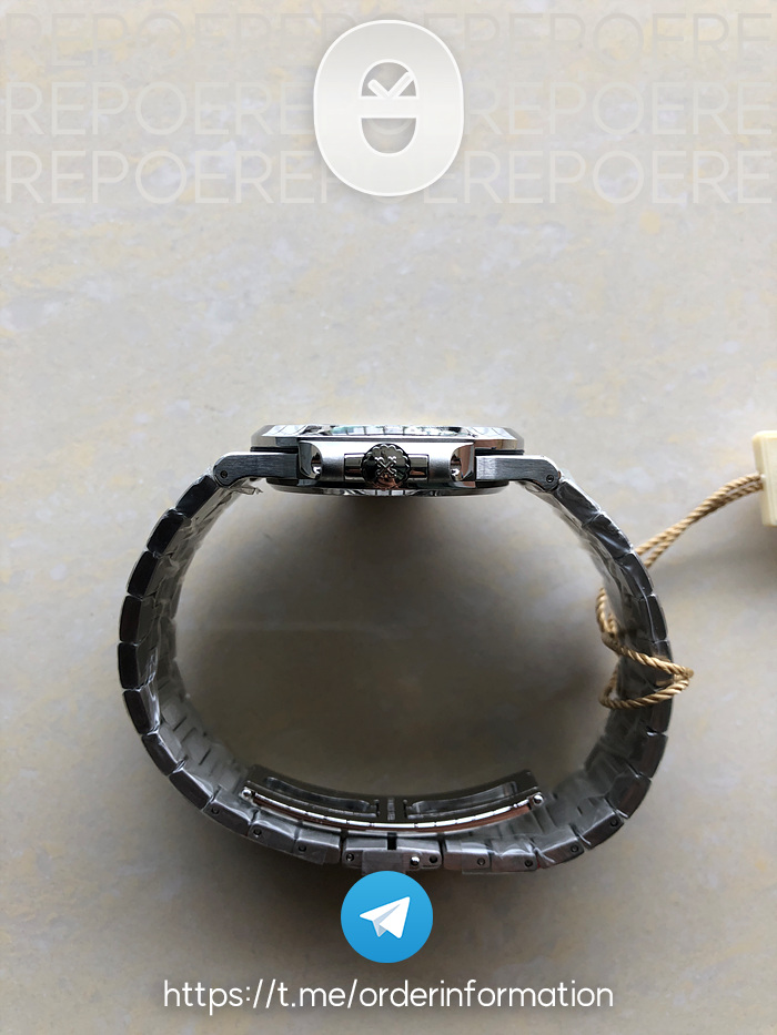 PF 노틸러스 점보 5711 40주년기념 한정판 NAUTILUS JUMBO 5711 40TH PF 1:1 BEST EDITION BLUE TEXTURED DIAL ON SS BRACELET A324 CLONE 출고 전 실물 검수사진 6