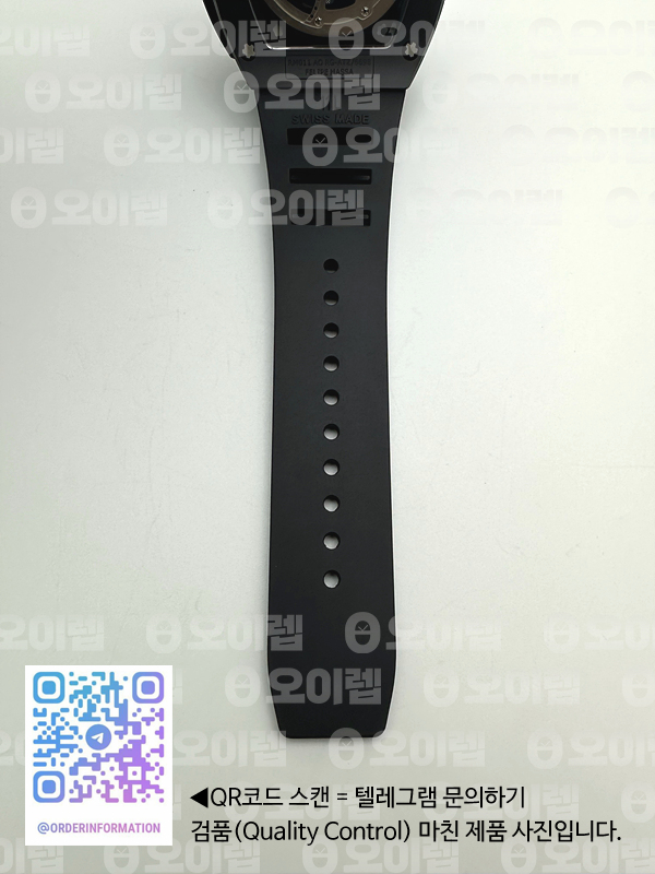 KU공장 리차드밀 RM011 풀세라믹 스켈레톤 크로노그래프 RM011 CERAMIC CHRONOGRAPH CRYSTAL SKELETON DIAL BLACK ON BLACK RUBBER STRAP A7750 KV공장 출고 전 실물 검수사진 13