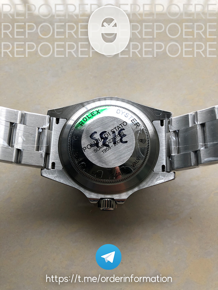 BP 롤렉스 클래식 씨드웰러 POLIZA CLASSIC SEA DWELLER POLIZIA SS BLACK DIAL ON SS BRACELET A2824 출고 전 실물 검수사진 8
