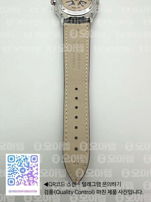 ZF공장 예거르쿨트르 마스터 울트라씬 문페이즈 스틸 블랙다이얼 Master Ultra Thin Moon 1368420 SS Black Dial on Black Leather Strap V3 SA925 Super Clone 출고 전 실물 검수사진 11