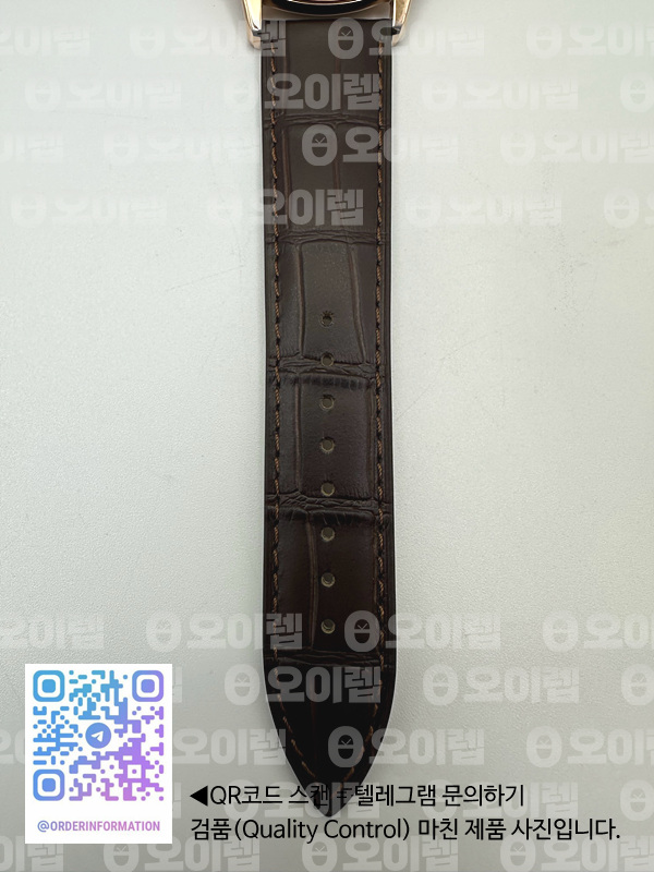 ZF공장 예거르쿨트르 마스터 울트라씬 문페이즈 로즈골드 화이트다이얼 Master Ultra Thin Moon 1362520 RG White Dial on Brown Leather Strap A925 출고 전 실물 검수사진 12