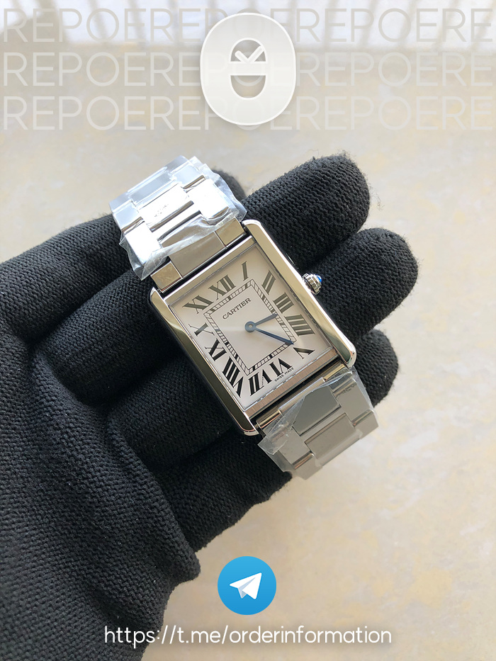 GP공장 까르띠에 탱크솔로 27MM Tank Solo SS White Dial on SS Bracelet Ronda Quartz 출고 전 실물 검수사진 2