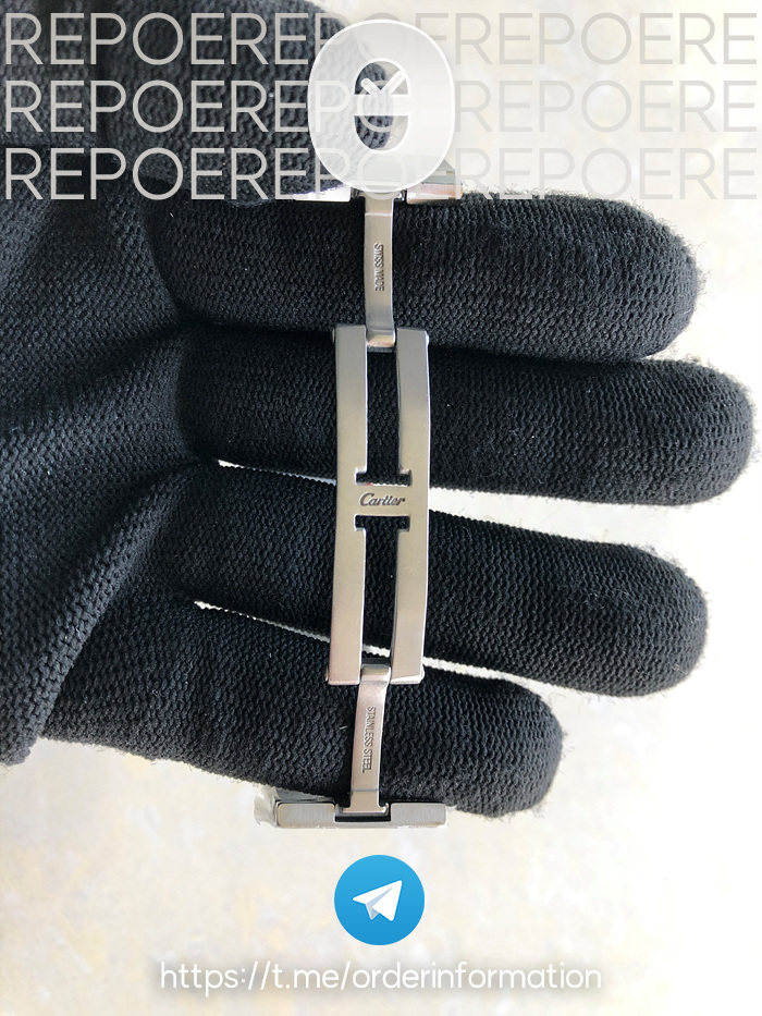 GP공장 까르띠에 탱크솔로 27MM Tank Solo SS White Dial on SS Bracelet Ronda Quartz 출고 전 실물 검수사진 8
