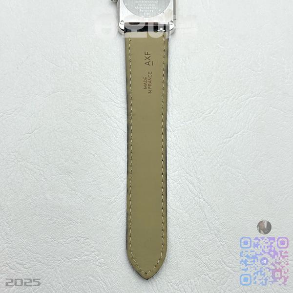 AF공장 까르띠에 탱크솔로 27MM 스틸 화이트다이얼 블랙크로커다일스트랩 출고 전 실물 검수사진 9
