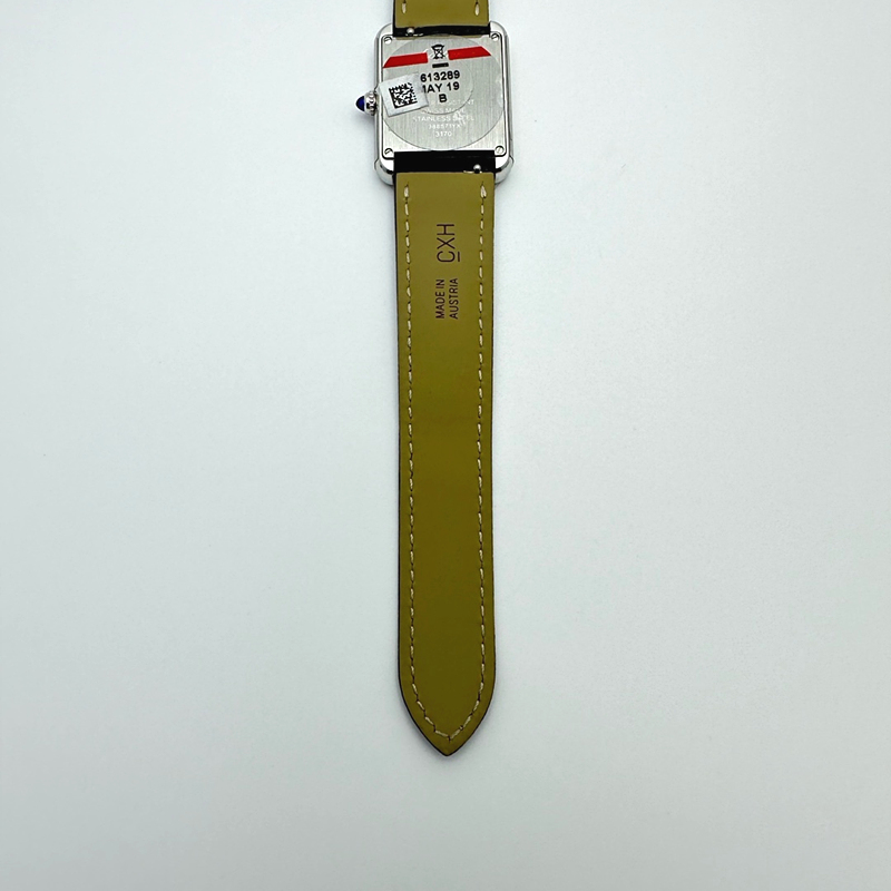 AF공장 까르띠에 탱크솔로 24MM 스틸 화이트다이얼 블랙소가죽스트랩 출고 전 실물 검수사진 10