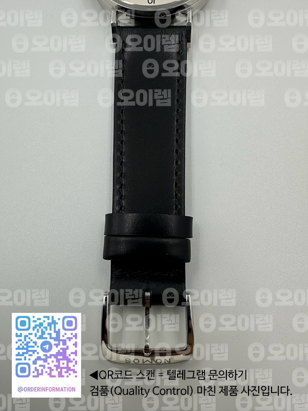 GP공장 노모스 탕겐테 TANGENTE SS CASE WHITE NUMBER MARKERS ON LEATHER ASIAN 2813 출고 전 실물 검수사진 9