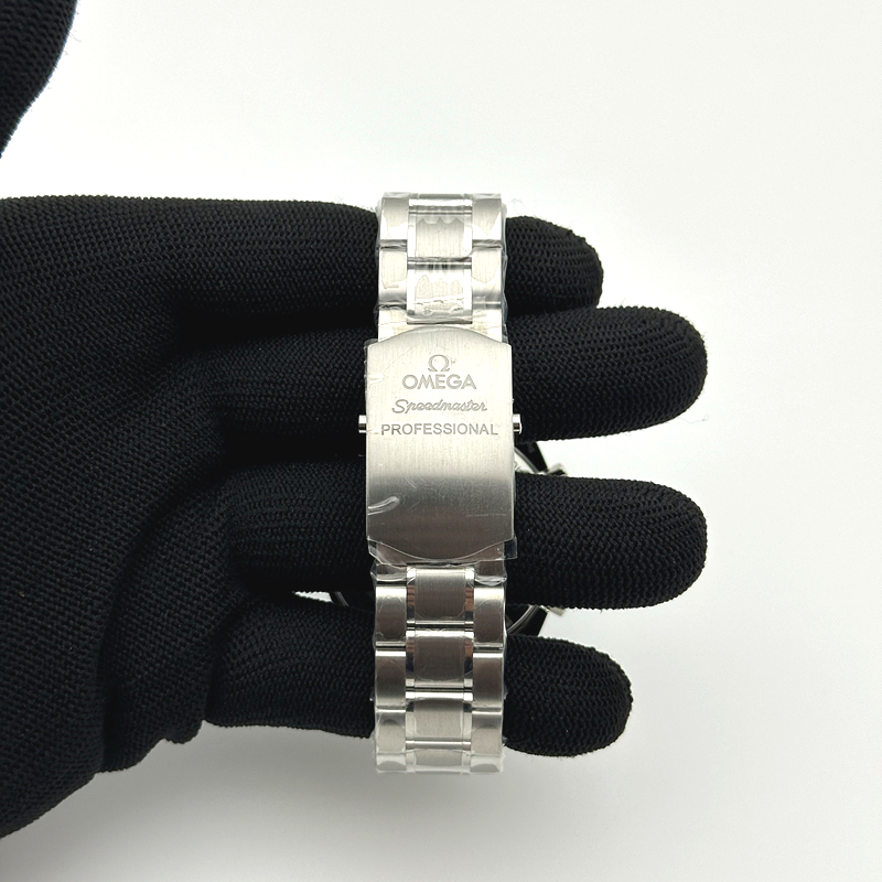 OM공장 오메가 문워치 스피드마스터 프로페셔널 스틸 블랙다이얼 브레이슬릿 SPEEDMASTER PROFESSIONAL SS BLACK DIAL ON SS BRACELET MANUAL WINDING CHRONO MOVEMENT 출고 전 실물 검수사진 6