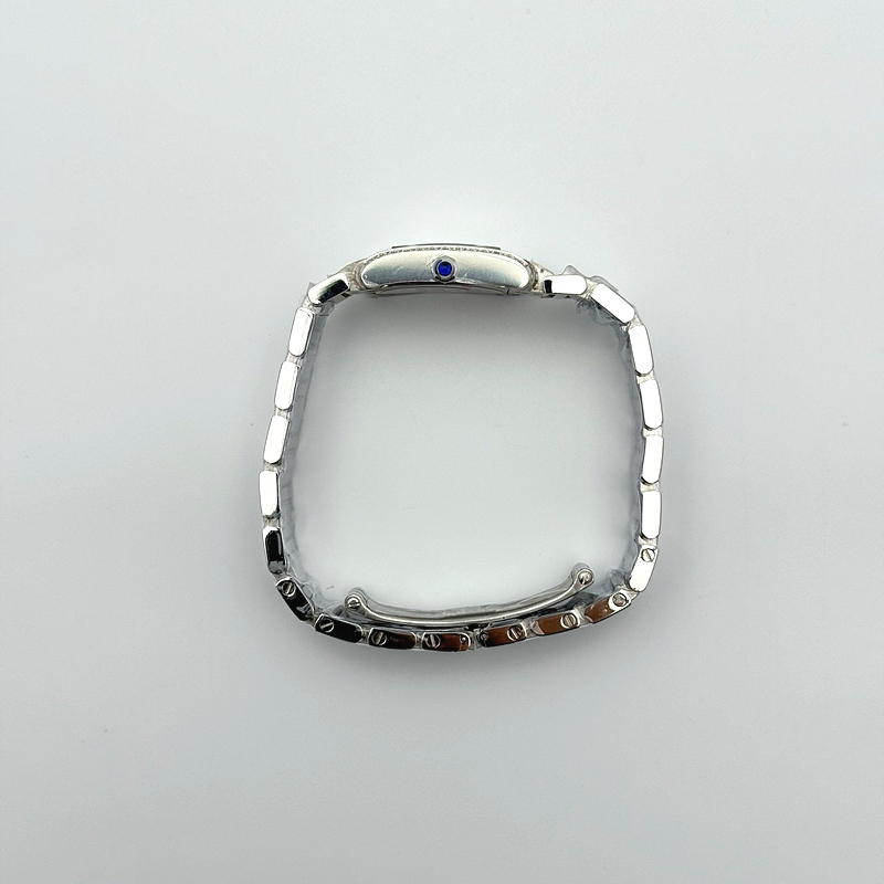 K11공장 까르띠에 탱크 프랑세즈 레이디즈 20.3 스틸 화이트다이얼 다이아베젤 브레이슬릿 Tank Francaise Ladies 20.3mm SS White Dial Diamonds Bezel on SS Bracelet Ronda Quartz 출고 전 실물 검수사진 9