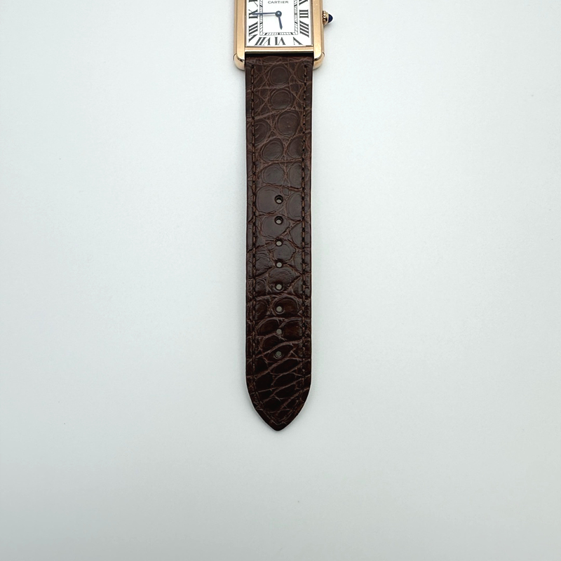 AF공장 까르띠에 탱크솔로 27 라지 로즈골드금장 화이트다이얼 가죽스트랩 TANK SOLO LADIES 27MM RG WHITE DIAL ON BROWN LEATHER STRAP RONDA QUARTZ 출고 전 실물 검수사진 11