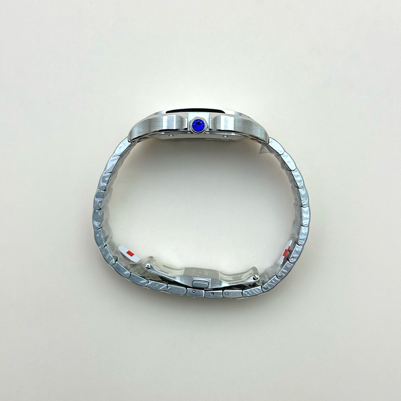 KOR공장 까르띠에 산토스 드 까르띠에 라지 브레이슬릿 SANTOS DE CARTIER LARGE 2018 WHITE DIAL ON SS BRACELET MIYOTA 9015 출고 전 실물 검수사진 11