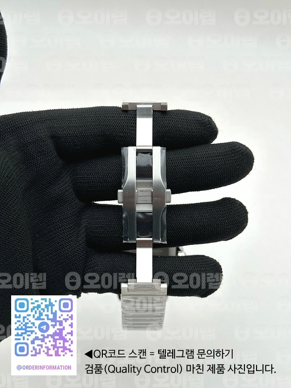 BV공장 까르띠에 산토스 40MM 라지 2018 스틸 블루다이얼 브레이슬릿 Santos de Cartier 40mm 2018 Blue Dial on SS SmartLinks Bracelet MIYOTA 9019 출고 전 실물 검수사진 7