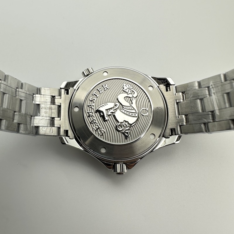 OM 오메가 씨마스터 다이버300 스틸 블랙 브레이슬릿 Seamaster 300M Chronometer SS Black on SS Bracelet A2824 (Black Balance Wheel) V2 출고 전 실물 검수사진 10