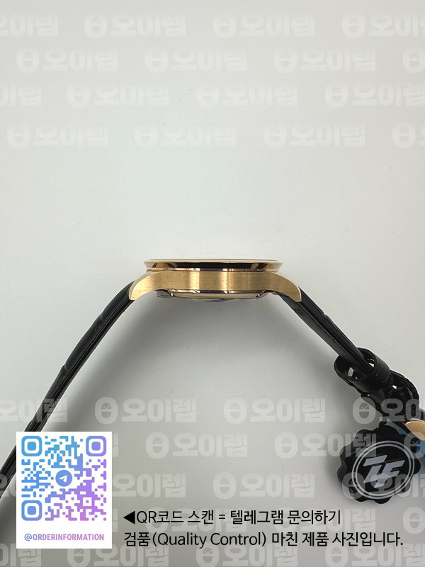ZF공장 IWC 포르투기저 3714 크로노그래프 로즈골드 금통 블랙다이얼 v3 출고 전 실물 검수사진 7