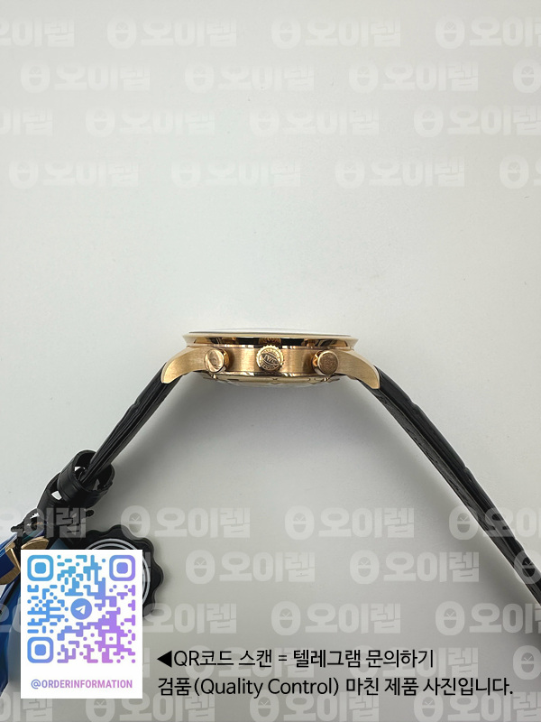 ZF공장 IWC 포르투기저 3714 크로노그래프 로즈골드 금통 블랙다이얼 v3 출고 전 실물 검수사진 8