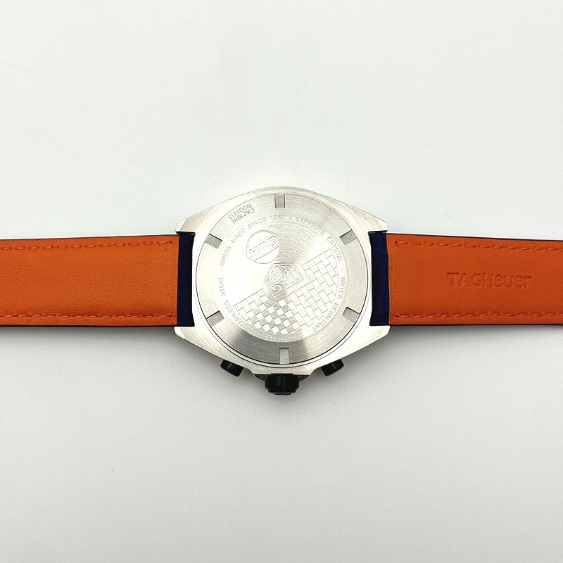 태그호이어 포뮬러1 43MM  쿼츠 TAG Heuer Formula 1 Gulf GULF Edition 출고 전 실물 검수사진 12
