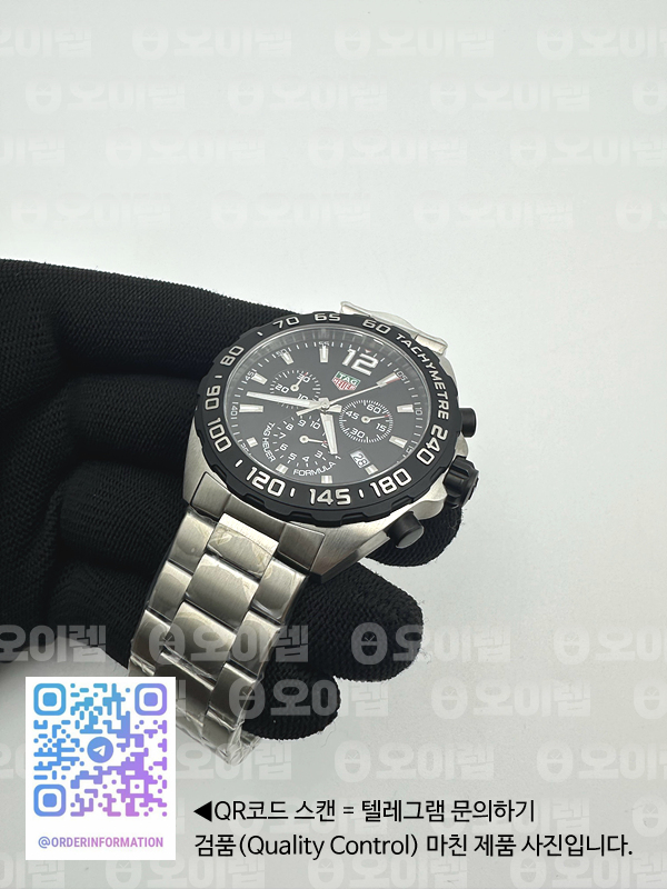 A8공장 태그호이어 포뮬러1 43MM  블랙다이얼 쿼츠 출고 전 실물 검수사진 6