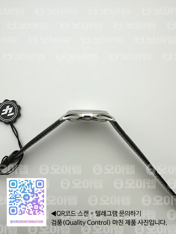 ZF공장 파텍필립 칼라트라바 블랙다이얼 블랙가죽스트랩 Calatrava 5227 SS Black Dial on Black Leather Strap 324CS 출고 전 실물 검수사진 9