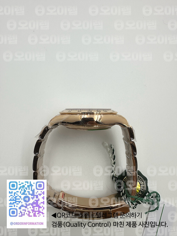 OM공장 롤렉스 데이토나 로즈골드금통 브라운다이얼 브레이슬릿 Daytona 116505 RG/RG Brown/Stk OMF A7750 4130 Mod 출고 전 실물 검수사진 7
