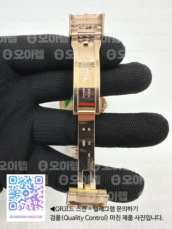 OM공장 롤렉스 데이토나 로즈골드금통 브라운다이얼 브레이슬릿 Daytona 116505 RG/RG Brown/Stk OMF A7750 4130 Mod 출고 전 실물 검수사진 10