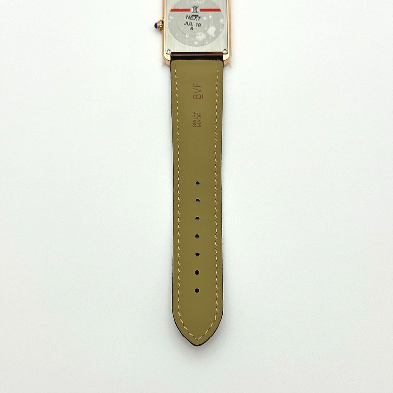K11공장 까르띠에 로즈골드금통 탱크솔로 27MM 악어가죽스트랩 Tank Solo 27mm K11F RG White Dial on Brown Leather Strap Ronda Quartz 출고 전 실물 검수사진 10
