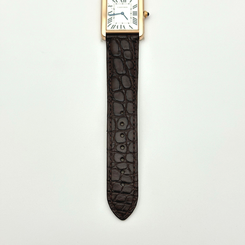 K11공장 까르띠에 로즈골드금통 탱크솔로 27MM 악어가죽스트랩 Tank Solo 27mm K11F RG White Dial on Brown Leather Strap Ronda Quartz 출고 전 실물 검수사진 11