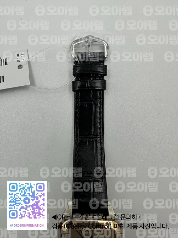 XF공장 까르띠에 산토스 뒤몽 27.5 로즈골드 콤비 실버다이얼 가죽스트랩 출고 전 실물 검수사진 8