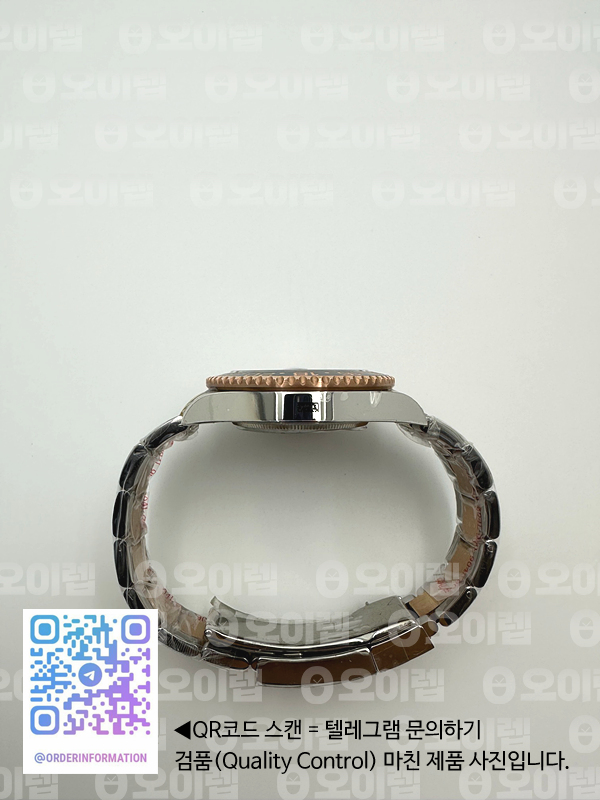 GM공장 롤렉스 GMT마스터2 루트비어 로즈골드 콤비 포금 브레이슬릿 GMT II 126711CHNR Wrap RG/SS Blk GMF Asia 3285 CHS 출고 전 실물 검수사진 9