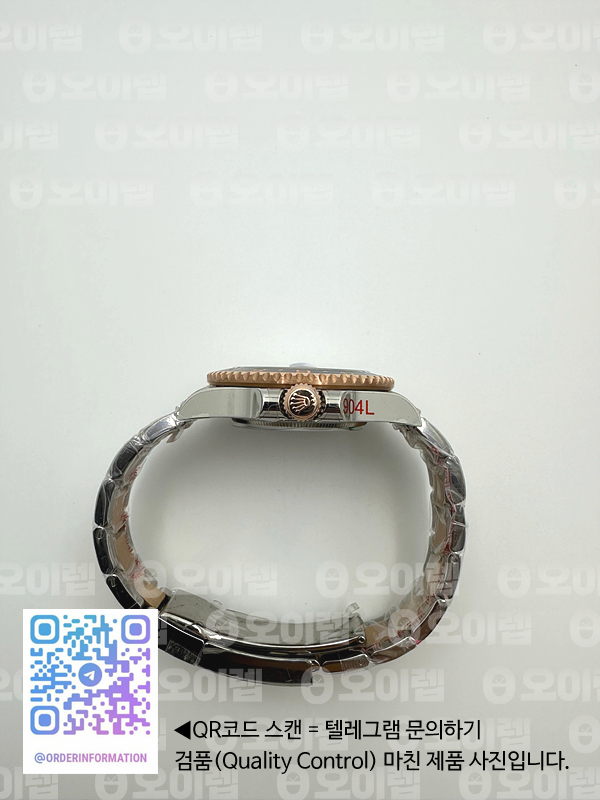 GM공장 롤렉스 GMT마스터2 루트비어 로즈골드 콤비 포금 브레이슬릿 GMT II 126711CHNR Wrap RG/SS Blk GMF Asia 3285 CHS 출고 전 실물 검수사진 10