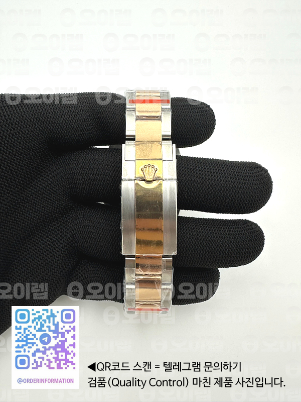 GM공장 롤렉스 GMT마스터2 루트비어 로즈골드 콤비 포금 브레이슬릿 GMT II 126711CHNR Wrap RG/SS Blk GMF Asia 3285 CHS 출고 전 실물 검수사진 11