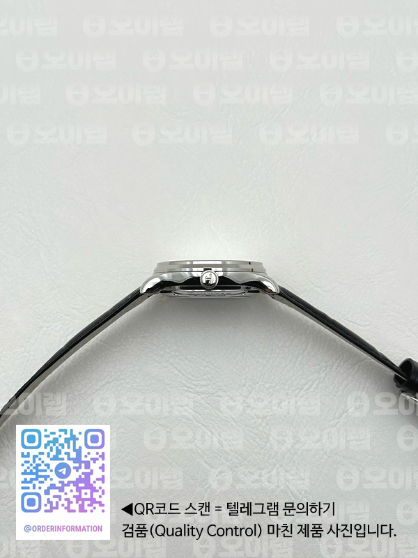 V9공장 예거르쿨트르 마스터 울트라씬 퍼펙츄얼 캘린더 화이트다이얼 가죽스트랩  Master Ultra Thin Perpetual Calendar SS White Dial on Black Leather Strap A868 출고 전 실물 검수사진 7