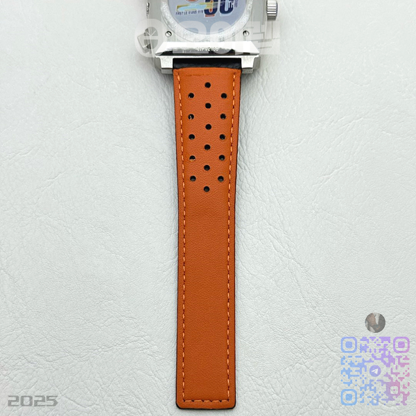 태그 모나코 쿼츠 블루다이얼 가죽스트랩 Tag Monaco Chronograph SS/LE Blue Jap VK64A 출고 전 실물 검수사진 10