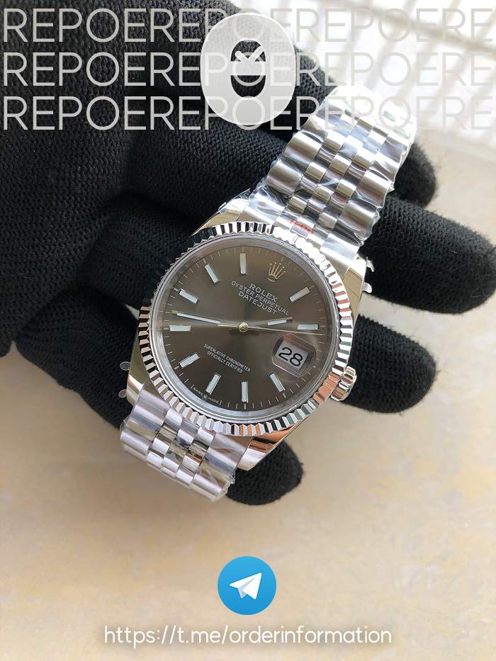 GM공장 롤렉스 데이저스트 36 그레이다이얼 브레이슬릿3235 DateJust 36 SS 126234 904L Steel Gray Dial Stick Markers on Jubilee Bracelet SA3235 출고 전 실물 검수사진 3