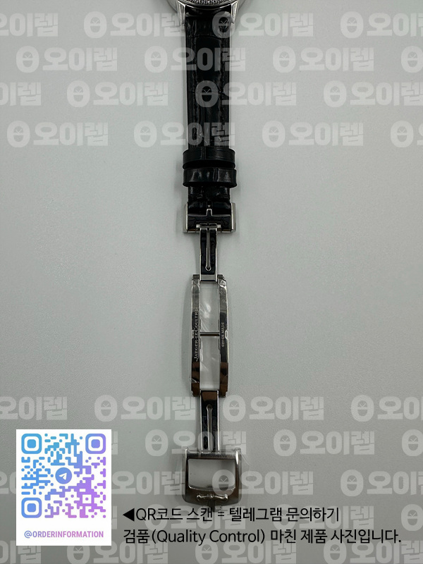 OX공장 랑데뷰 29MM 화이트다이얼 가죽스트랩 Rendez-Vous 29mm SS White Dial Diamonds Bezel on Black Leather Strap A967 출고 전 실물 검수사진 9
