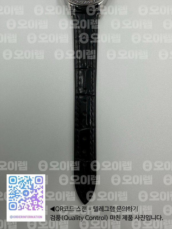 OX공장 랑데뷰 29MM 화이트다이얼 가죽스트랩 Rendez-Vous 29mm SS White Dial Diamonds Bezel on Black Leather Strap A967 출고 전 실물 검수사진 12