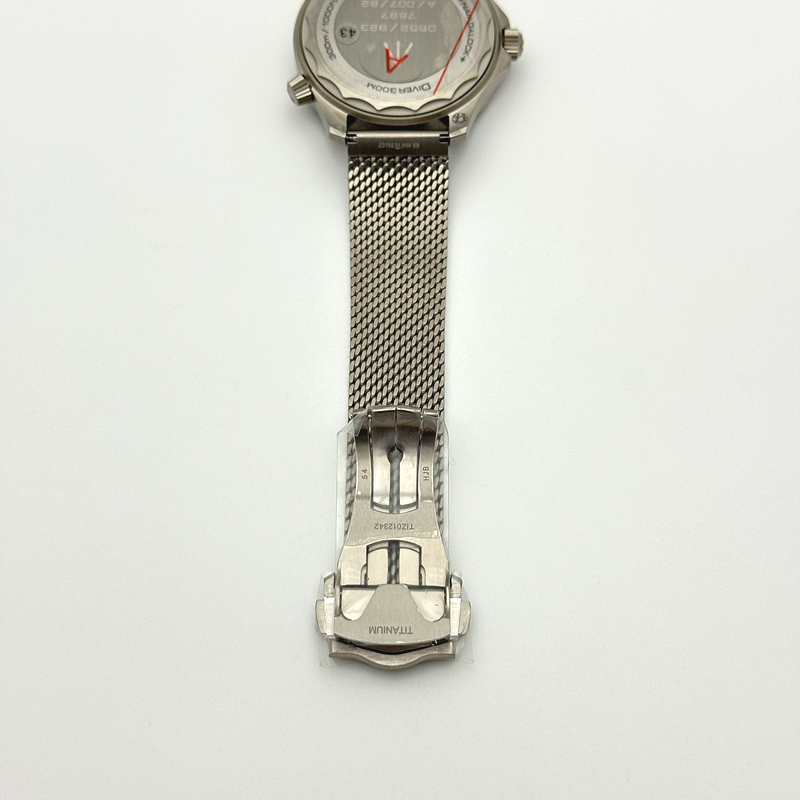 VS공장 오메가 씨마스터 다이버 300M 노타임투다이 007에디션 블랙다이얼 매쉬스트랩 v4 NTTD Seamaster 300 "No Time to Die" Limited Edition VSF 1:1 Best Edition on Titanium Mesh Bracelet A8806 V5 출고 전 실물 검수사진 10
