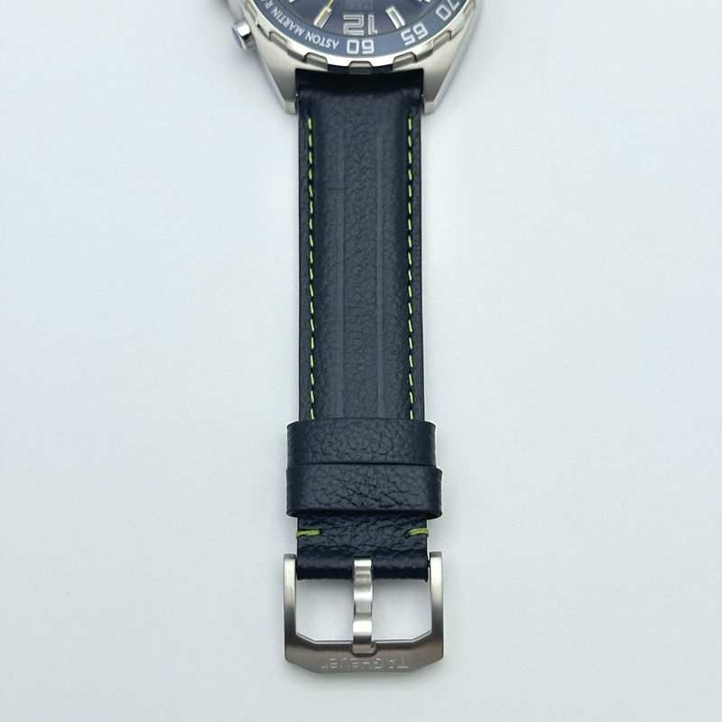 XT공장 F1 블랙다이얼 쿼츠 Tag F1 Aston Martin Chrono SS/LE Black XTF Swiss Qtz 출고 전 실물 검수사진 8