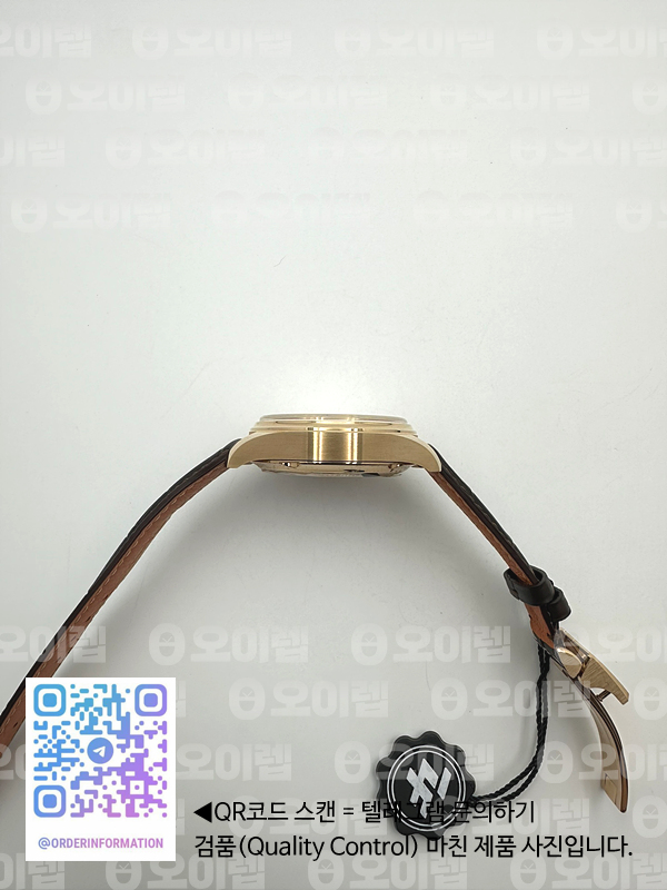 ZF공장 포르투기저 크로노 클래식 로골 화이트다이얼 가죽스트랩 Portugieser Chrono Classic 42 RG IW390301 White Dial on Brown Leather Strap A7750 출고 전 실물 검수사진 9