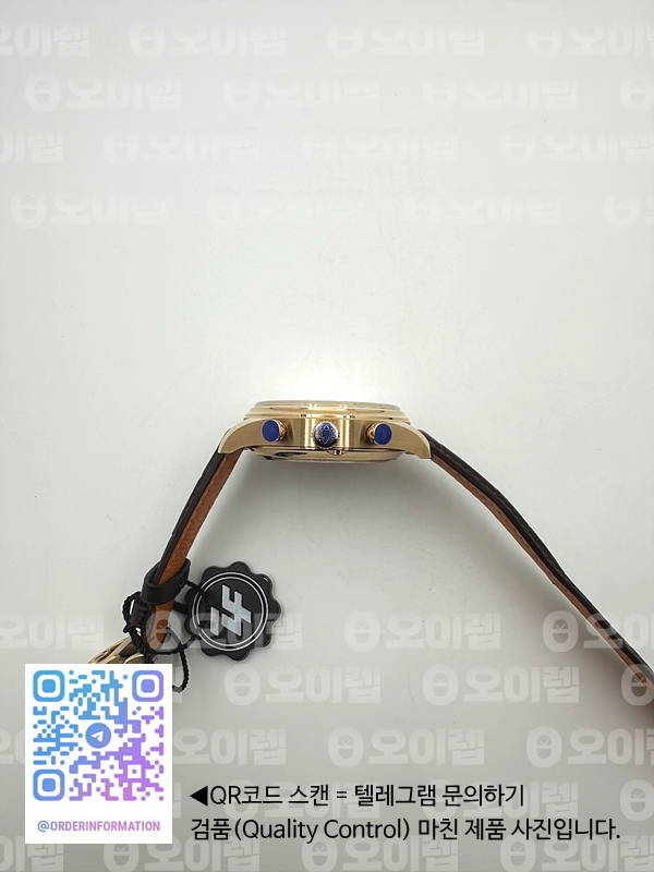 ZF공장 포르투기저 크로노 클래식 로골 화이트다이얼 가죽스트랩 Portugieser Chrono Classic 42 RG IW390301 White Dial on Brown Leather Strap A7750 출고 전 실물 검수사진 10
