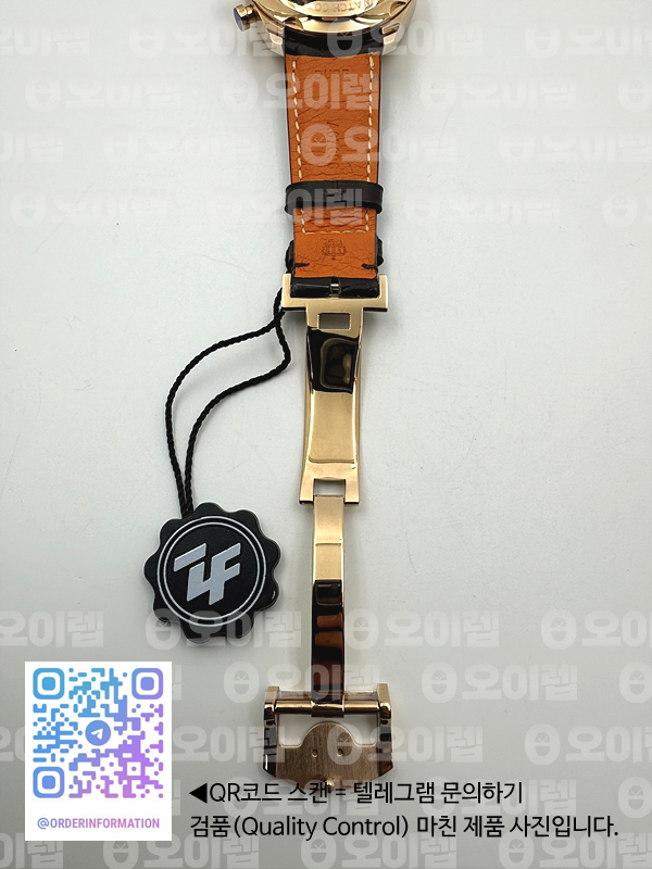 ZF공장 포르투기저 크로노 클래식 로골 화이트다이얼 가죽스트랩 Portugieser Chrono Classic 42 RG IW390301 White Dial on Brown Leather Strap A7750 출고 전 실물 검수사진 12