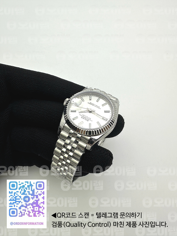 GS공장 롤렉스 데이저스트 31 실버다이얼 브레이슬릿 Datejust 31mm 178274 SS Silver Stick Markers Dial on SS Jubilee Bracelet SEIKO NH05A 출고 전 실물 검수사진 8