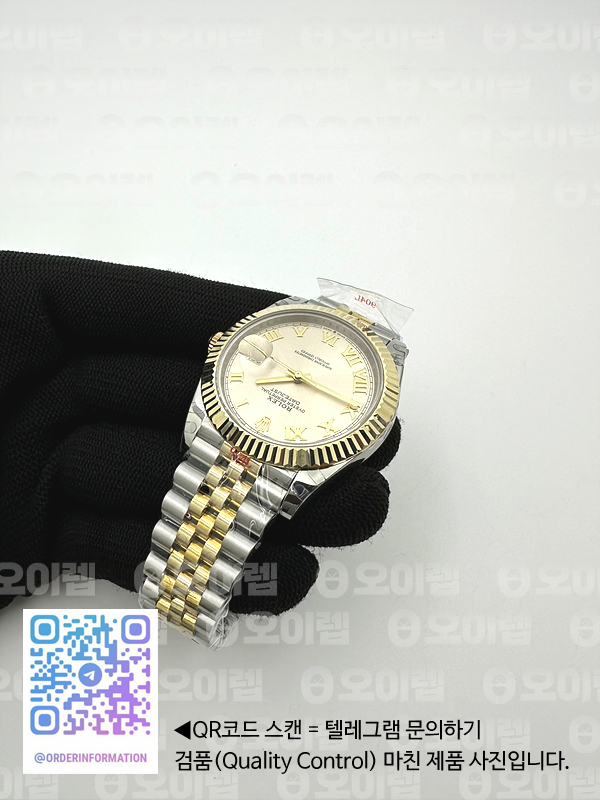GM공장 롤렉스 데이저스트 41 옐로우골드콤비 포금 실버다이얼 3235 DJ2 41mm Jub Flt 904L Wrp YG/SS SilvWht/Rm GMF A3235 출고 전 실물 검수사진 8