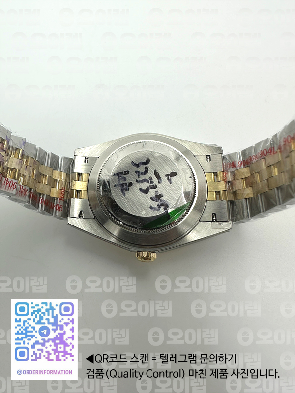 GM공장 롤렉스 데이저스트 41 옐로우골드콤비 포금 실버다이얼 3235 DJ2 41mm Jub Flt 904L Wrp YG/SS SilvWht/Rm GMF A3235 출고 전 실물 검수사진 13