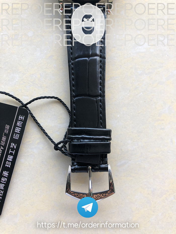 FL공장 클래식 5088 인그레이브드가죽스트랩 Classic 5088 100P Engraved Case Engraved Dial on Black Leather strap Cal.240 출고 전 실물 검수사진 4