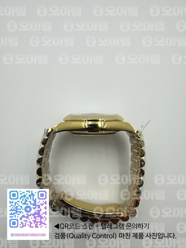GM공장 롤렉스 데이데이트 36 옐로우골드 금통 그린다이얼 2836 DayDate 40mm 904L Flt YG/YG Green/Stk Rmn GMF A2836 출고 전 실물 검수사진 9