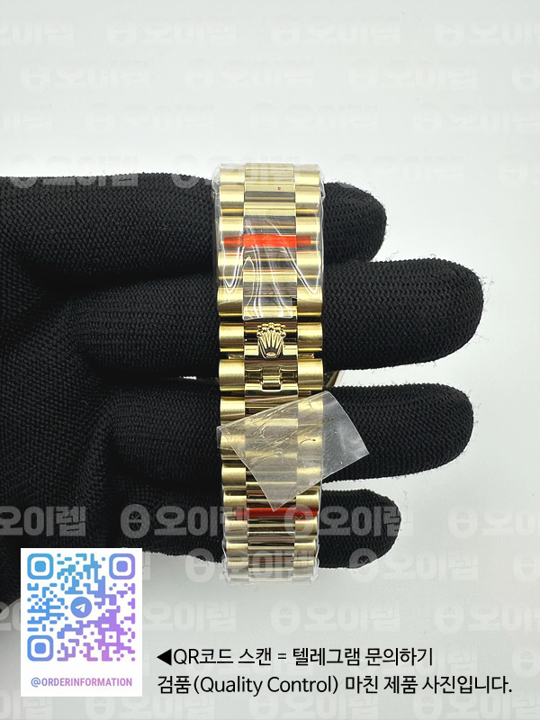 GM공장 롤렉스 데이데이트 36 옐로우골드 금통 그린다이얼 2836 DayDate 40mm 904L Flt YG/YG Green/Stk Rmn GMF A2836 출고 전 실물 검수사진 11