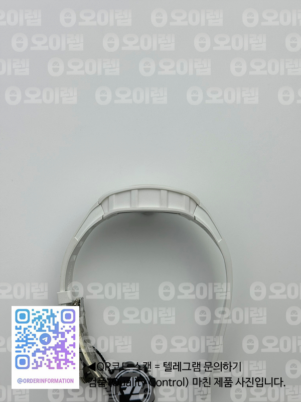 ZF공장 RM055 세라믹 스켈레톤다이얼 러버 RM055 Ti White Ceramic ZF 1:1 Best Edition Skeleton Dial on White Rubber Strap NH05A 출고 전 실물 검수사진 6